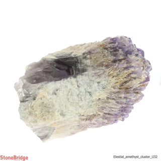 Amethyst Elestial Quartz Cluster U#32 - 8 3/4"    from Stonebridge Imports