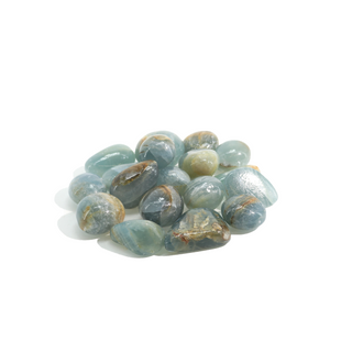 Blue & Green Onyx Tumbled Stones Medium   from The Rock Space
