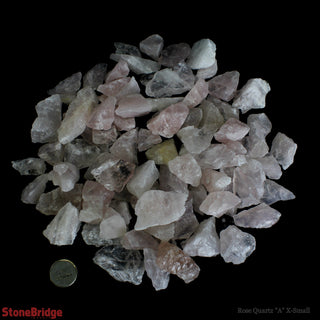 Rose Quartz A Chips - Extra Small    from The Rock Space