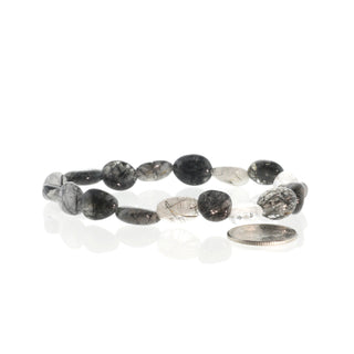 Tourmalinated Quartz Tumbled Bracelets    from The Rock Space