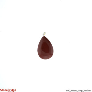 Red Jasper Drop Pendant - 34mm x 25mm    from The Rock Space