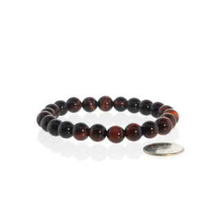 Tiger's Eye Red Bead Bracelet from The Rock Space