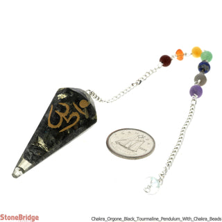 Orgone Black Tourmaline Pendulum    from The Rock Space