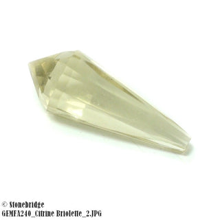 Citrine Gemstone - Briolette Cut    from Stonebridge Imports