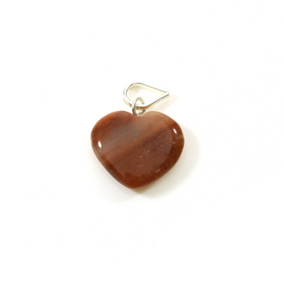 Red Aventurine Gemmy Heart Pendant from The Rock Space