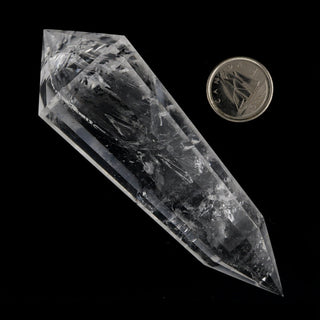 Clear Quartz E Vogel Wand #3 - 4"