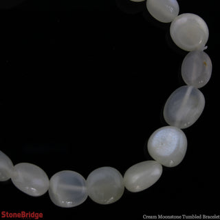 Moonstone Cream Tumbled Bracelets from The Rock Space