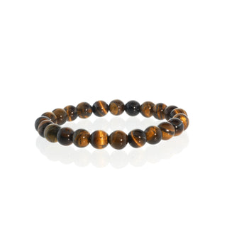 Gold Tiger's Eye Bead Bracelet 8mm   from The Rock Space