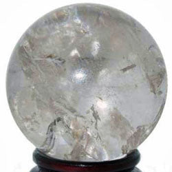 Clear Quartz B Sphere - Small #3 - 2 1/4"    from The Rock Space