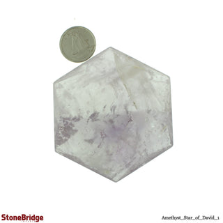 Amethyst Star Of David Crystal #1 40g to 120g    from The Rock Space