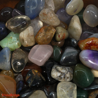 Mixed Tumbled Stones (CONTAINS DYED AGATE) from The Rock Space