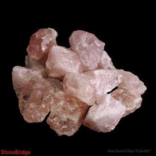 Rose Quartz E Chips - Large    from The Rock Space