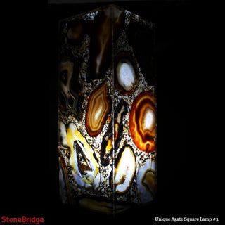 Agate Slice Tower Lamp U#3 - 40cm    from The Rock Space