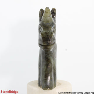 Labradorite Unicorn Carving U#24 - 5 1/4" from The Rock Space