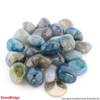 Agate Teal B Tumbled Stones    from The Rock Space