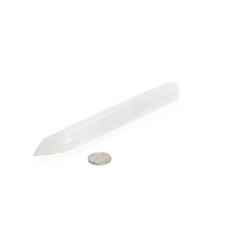 Selenite Pointed Massage Wand - 5 3/4"