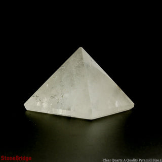 Clear Quartz A Pyramid #5 - 2 1/4" to 2 1/2" Wide    from The Rock Space