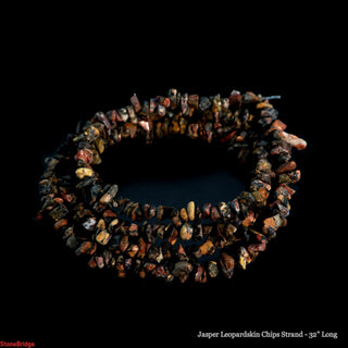 Leopardskin Jasper Bead Strand