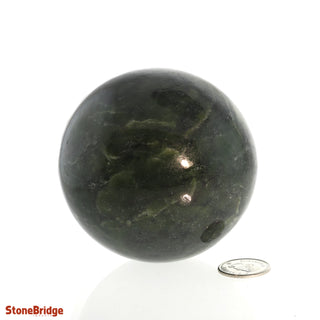 Jade Nephrite Sphere - Medium #3 - 2 3/4"    from The Rock Space