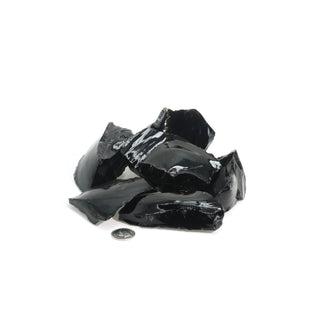 Obsidian Black Chips - 500g from The Rock Space