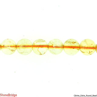 Citrine E Round Strand 7" - 8mm    from The Rock Space