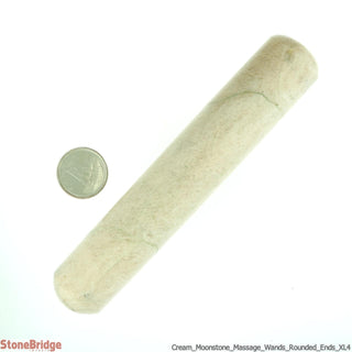 Moonstone Cream Rounded Massage Wand - Extra Large #2 - 3 3/4" to 5 1/4"    from The Rock Space