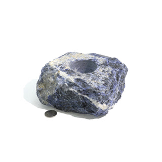 Sodalite Rough Candle Holder    from The Rock Space