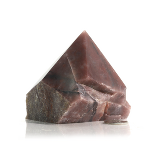 Guava Quartz Cut Base, Polished Point Tower #4    from Stonebridge Imports