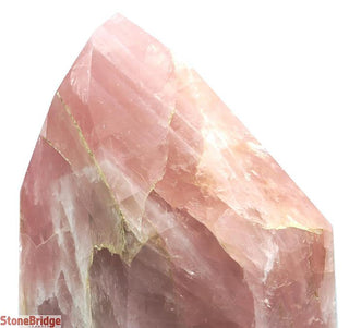 Rose Quartz Polished Tower (Generator) U#3 - 580 lb - 29"    from The Rock Space