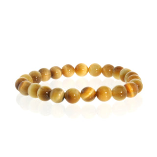 Gold Tiger's Eye Bead Bracelet    from The Rock Space