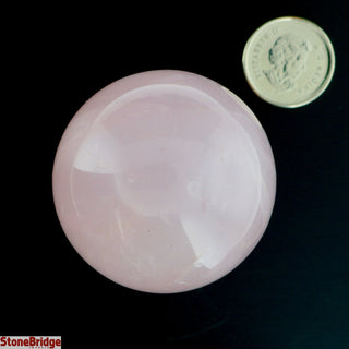 Rose Quartz A Sphere - Extra Small #1 - 1 1/2"    from The Rock Space