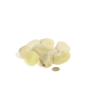 Sulfur Quartz Tumbled Stones    from Stonebridge Imports