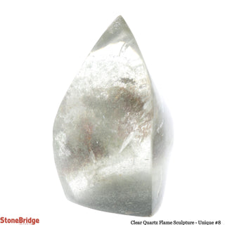 Clear Quartz Flame Sculpture U#9 - 3"    from The Rock Space