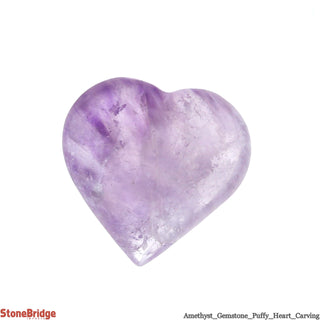 Amethyst Crystal Puffy Heart #2 - 1" to 2"    from The Rock Space