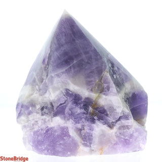 Amethyst Chevron Cut Base, Polished Point Tower #3    from Stonebridge Imports