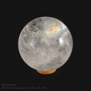 Clear Quartz B Sphere - Medium #5 - 3"    from The Rock Space