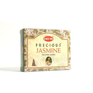 Precious Jasmine Hem Incense Cones - 10 Pack from The Rock Space