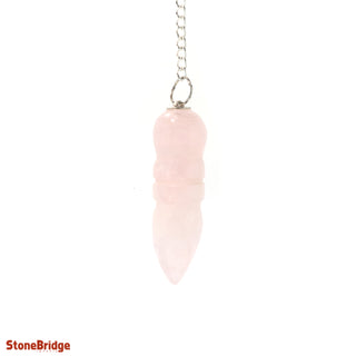 Rose Quartz Egyptian Pendulum    from The Rock Space