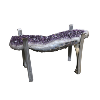 Amethyst Geode Cluster Table - Polished Edge U#1    from The Rock Space