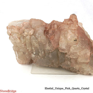 Pink Elestial Quartz U#4 - 15"    from The Rock Space