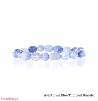 Blue Aventurine Tumbled Bracelets    from The Rock Space