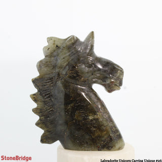 Labradorite Unicorn Carving U#26 - 4 3/4"    from The Rock Space