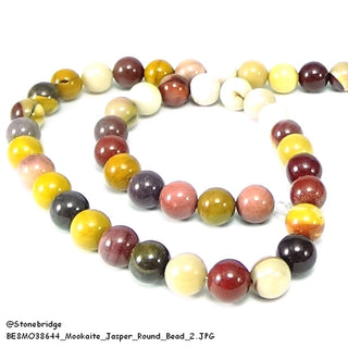 Mookaite Jasper - Round Strand 15" - 8mm    from Stonebridge Imports