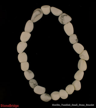 Howlite Tumbled SM Bracelet    from Stonebridge Imports