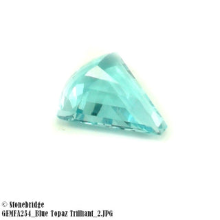 Blue Topaz Gemstone - Trilliant Cut    from Stonebridge Imports