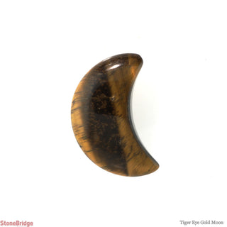 Tiger Eye Gold Moon Carving    from The Rock Space