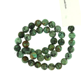 Turquoise African Round Strand - 6mm    from Stonebridge Imports