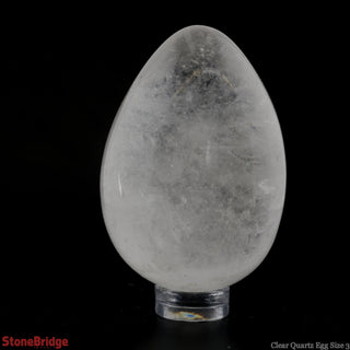 Clear Quartz Egg #3 - 100g to 140g    from The Rock Space