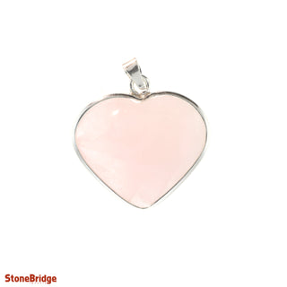 Rose Quartz Heart Pendant    from The Rock Space