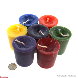 Votive Candle - Chakra Set    from The Rock Space